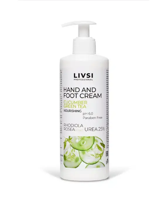 LIVSI Hand & Foot Cream “Cucumber – Green Tea”